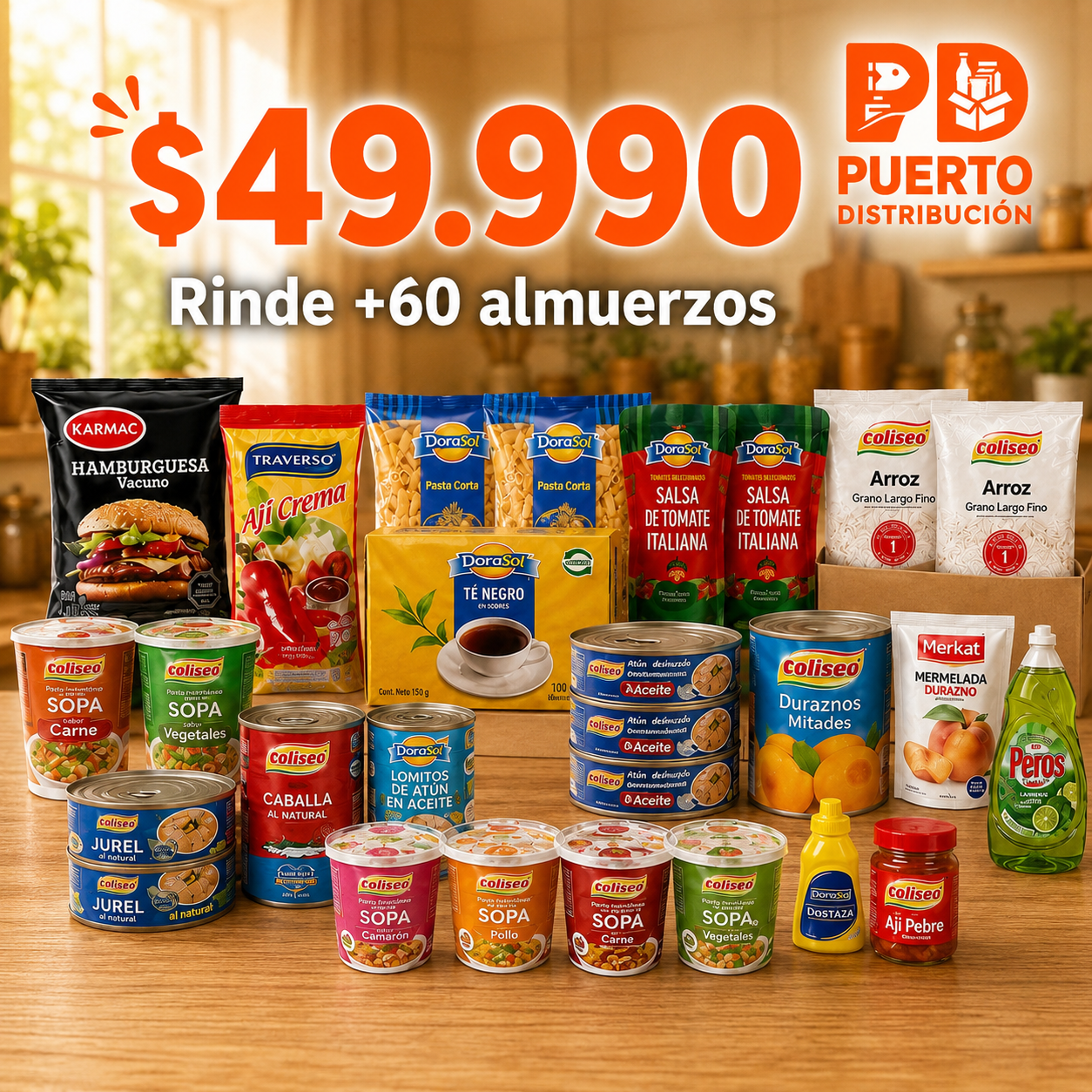 Caja Quincenal Despensa para 4 Personas