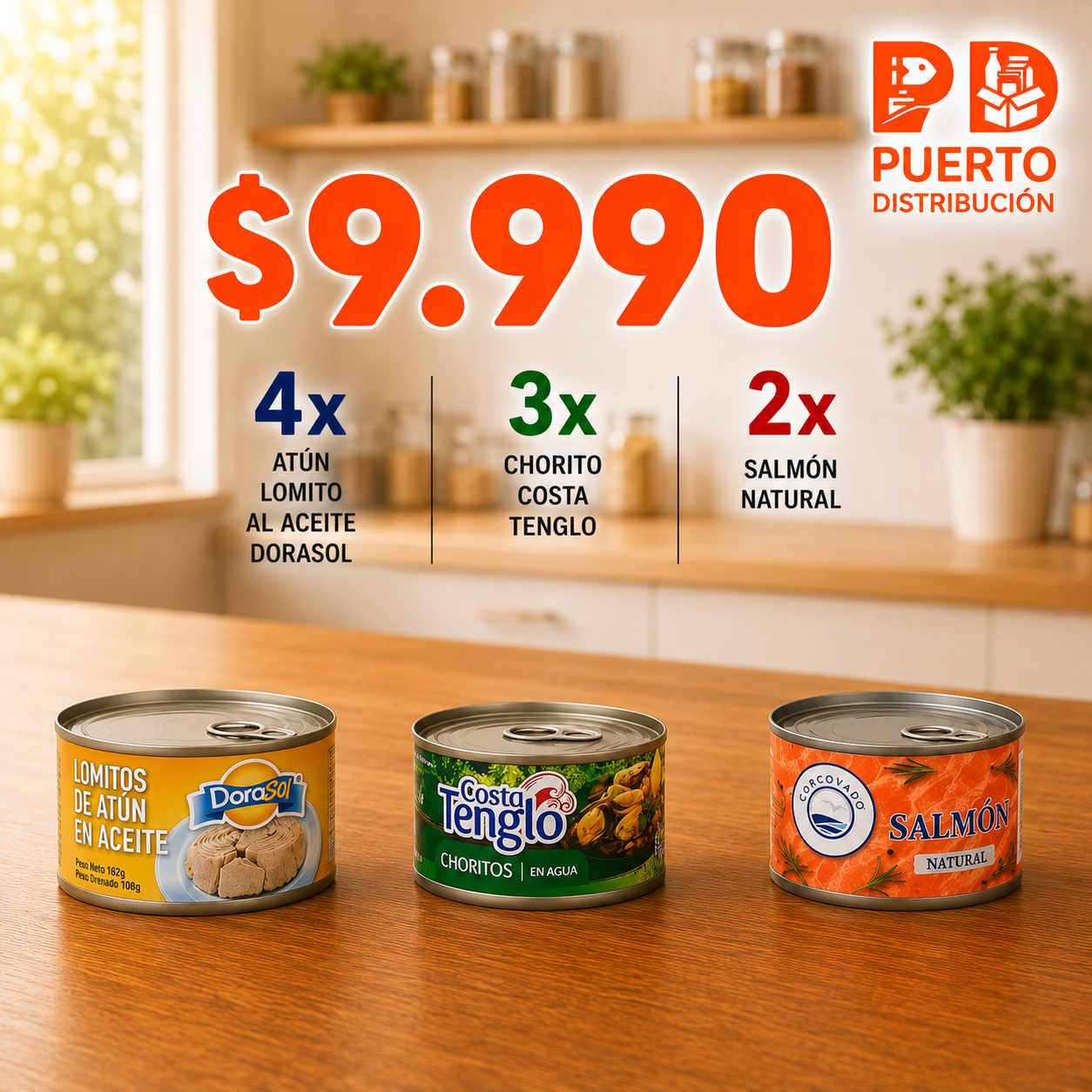 Promo 7 — Chorito + Salmón + Atún