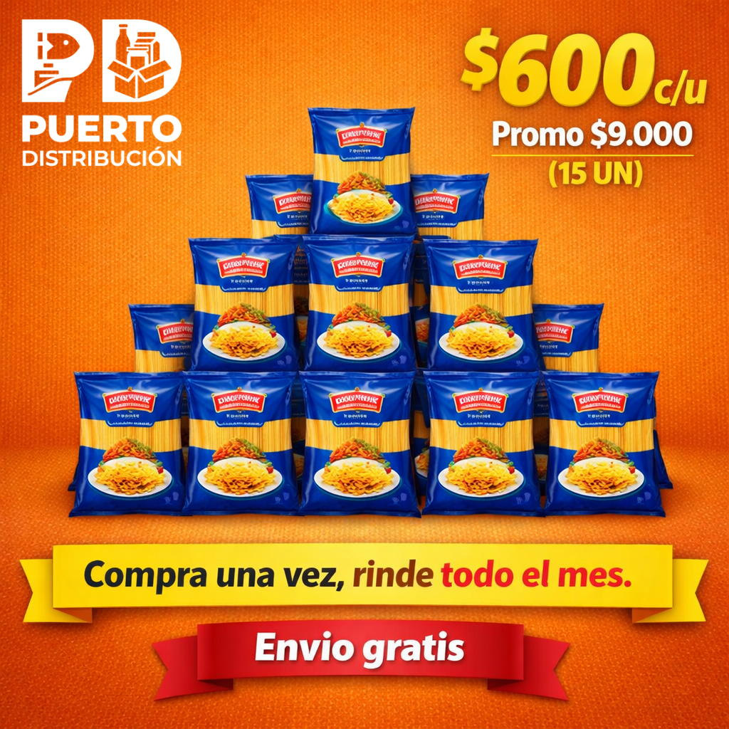 PROMO FIDEOS 15 U
