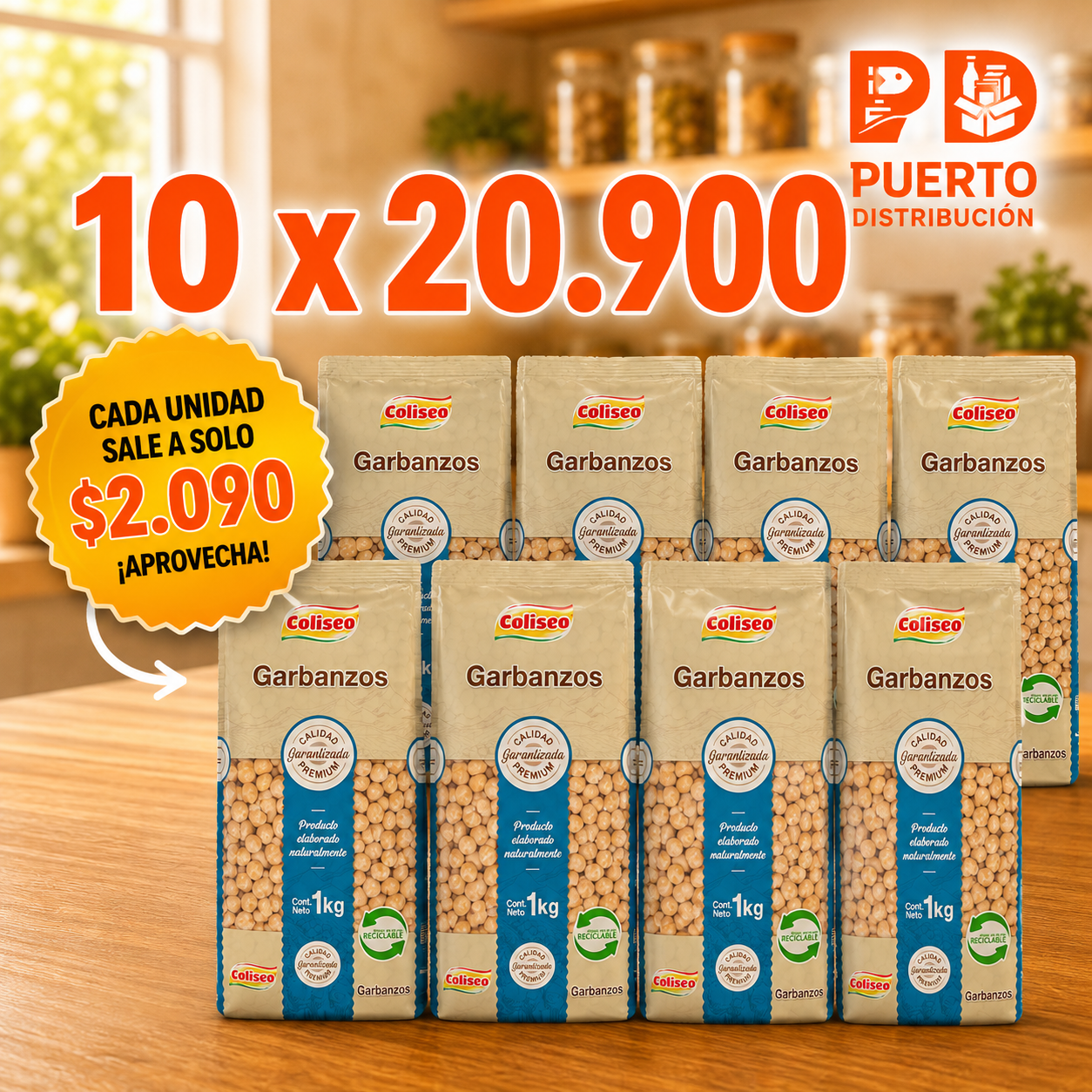 Pack Garbanzos Coliseo — 10 unidades