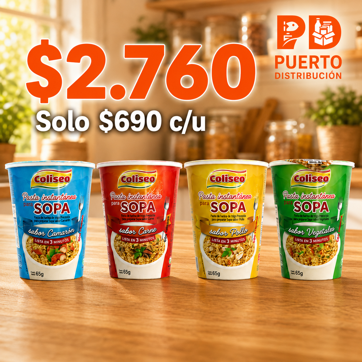 Pack Sopa Instantánea Dorasol